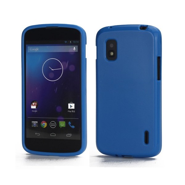 „Jelly Case“ dėklas - mėlynas (Nexus 4)