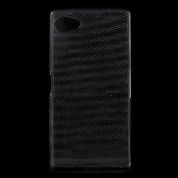 Planākais TPU dzidrs apvalks - pelēks (Xperia Z5 Compact)