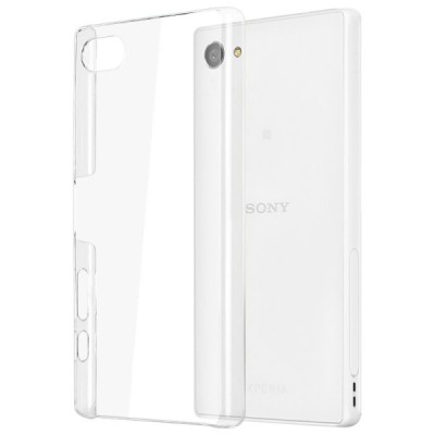 Sony Xperia Z5 Compact (mini) plastmasas dzidrs (caurspīdīgs) apvalks / Vacins.lv