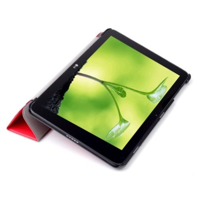 LG G Pad II 10.1" (LG G Pad 2 10.1" LTE V940) atvēramais sarkans maciņš / Vacins.lv