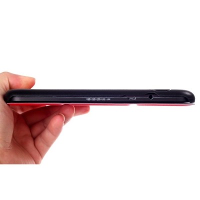 LG G Pad II 10.1" (LG G Pad 2 10.1" LTE V940) atvēramais sarkans maciņš / Vacins.lv