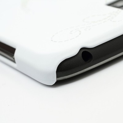 „Butterfly“ baltas Nexus 4 E960 dėklas (dėkliukas) / Priedai.lt