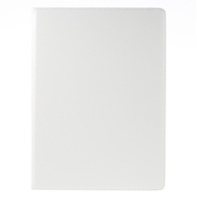 Apple iPad Pro 12.9"atverčiamas, sukamas 360 laipsnių, baltas odinis dėklas - stovas / Priedai.lt