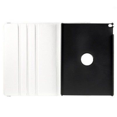 Apple iPad Pro 12.9"atverčiamas, sukamas 360 laipsnių, baltas odinis dėklas - stovas / Priedai.lt