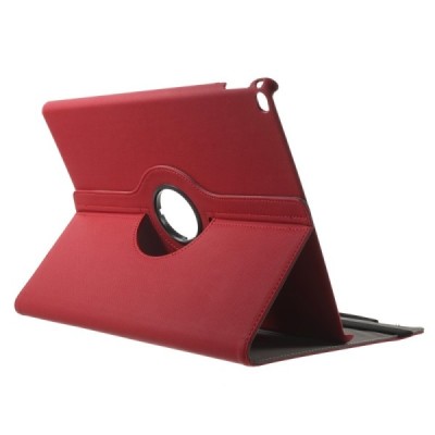 Apple iPad Pro 12.9" atverčiamas, sukamas 360 laipsnių, raudonas medžiaginis dėklas - stovas / Priedai.lt