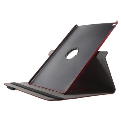 Apple iPad Pro 12.9" atverčiamas, sukamas 360 laipsnių, raudonas medžiaginis dėklas - stovas / Priedai.lt