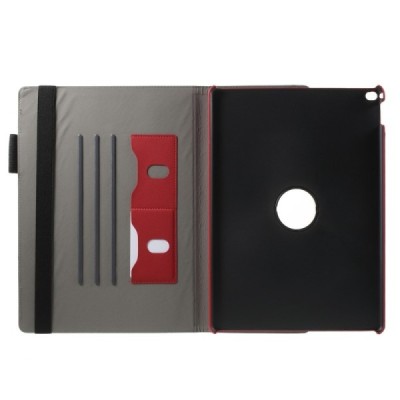 Apple iPad Pro 12.9" atverčiamas, sukamas 360 laipsnių, raudonas medžiaginis dėklas - stovas / Priedai.lt