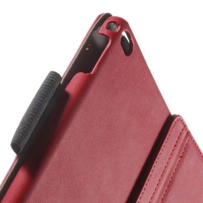 Apple iPad Pro 12.9" atverčiamas, sukamas 360 laipsnių, raudonas medžiaginis dėklas - stovas / Priedai.lt