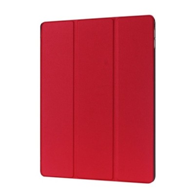 Apple iPad Pro 12.9" atverčiamas raudonas odinis dėklas - knygutė / Priedai.lt