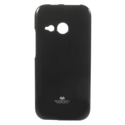 HTC One mini 2 (m8 mini) juodas Mercury kieto silikono (TPU) dėklas / Priedai.lt