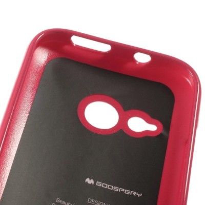 HTC One mini 2 (m8 mini) tamsiai rožinis Mercury kieto silikono (TPU) dėklas / Priedai.lt