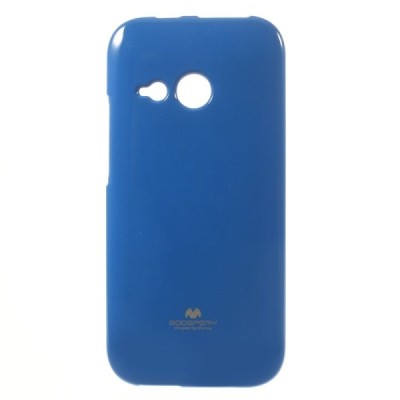 HTC One mini 2 (m8 mini) mėlynas Mercury kieto silikono (TPU) dėklas / Priedai.lt
