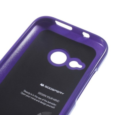 HTC One mini 2 (m8 mini) violetinis Mercury kieto silikono (TPU) dėklas / Priedai.lt