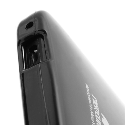 HTC One M7 Mercury melns cieta silikona (TPU) apvalks / vacins.lv