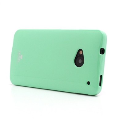 HTC One M7 mėtinis Mercury kieto silikono (TPU) dėklas / Priedai.lt