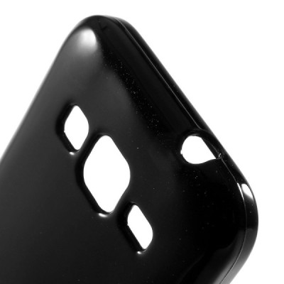 Samsung Galaxy Core Prime juodas Mercury kieto silikono (TPU) dėklas / Priedai.lt