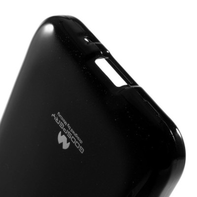 Samsung Galaxy Core Prime juodas Mercury kieto silikono (TPU) dėklas / Priedai.lt