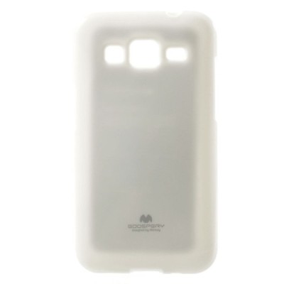 Samsung Galaxy Core Prime Mercury balts cieta silikona (TPU) apvalks / vacins.lv