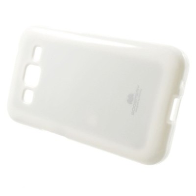 Samsung Galaxy Core Prime baltas Mercury kieto silikono (TPU) dėklas / Priedai.lt