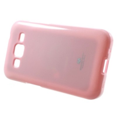 Samsung Galaxy Core Prime Mercury gaiši rozs cieta silikona (TPU) apvalks / vacins.lv