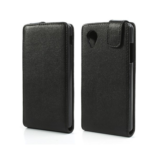 Klasisks atvēramais futrālis - melns (Nexus 5)