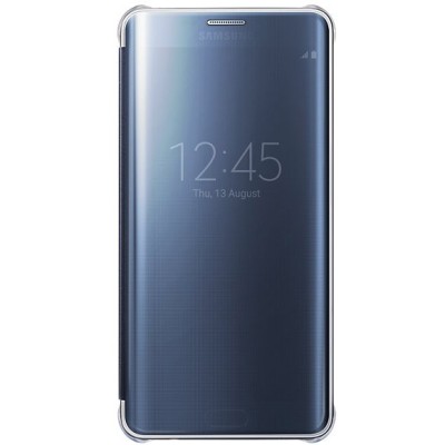 Samsung Galaxy S6 Edge+ Plus (G928) oficiāls Clear View Cover atvērams zils maciņš / Vacins.lv