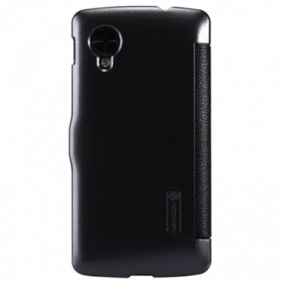 LG Nexus 5 E980 „Nillkin“ Fresh atvēramais melns futrālis / Vacins.lv