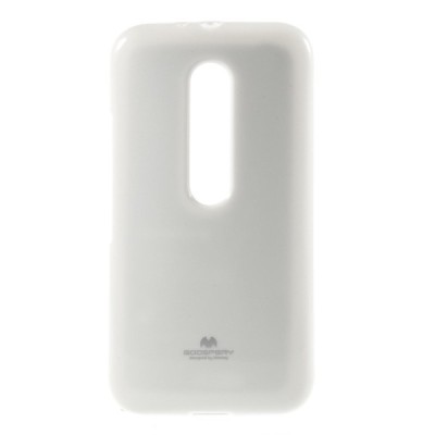 Motorola Moto G 3 kartos (Gen 3) baltas Mercury kieto silikono (TPU) dėklas / Priedai.lt