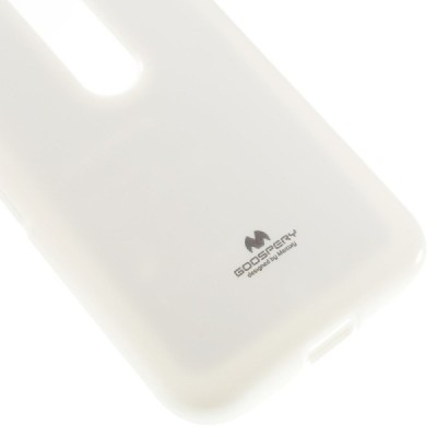 Motorola Moto G 3rd (3 Gen) Mercury balts cieta silikona (TPU) apvalks / vacins.lv