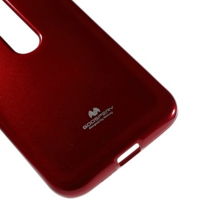 Motorola Moto G 3rd (3 Gen) Mercury sarkans cieta silikona (TPU) apvalks / vacins.lv