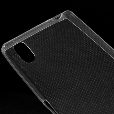 Sony Xperia Z5 dzidrs (caurspīdīgs) cieta silikona TPU pasaulē planākais apvalks / Vacins.lv