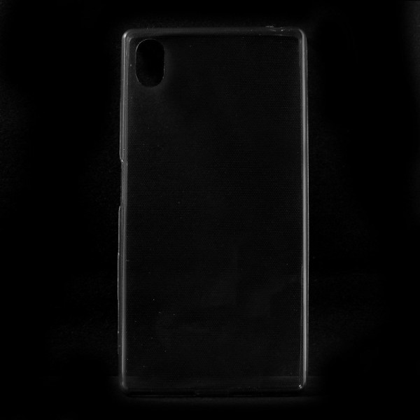 Planākais TPU dzidrs apvalks - pelēks (Xperia Z5)
