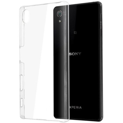 Sony Xperia Z5 plastmasas dzidrs (caurspīdīgs) apvalks / Vacins.lv