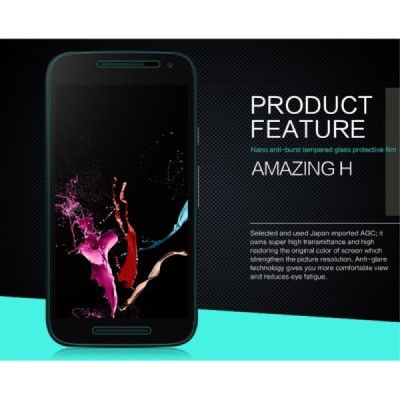 Motorola Moto G 3rd (3 Gen) Nillkin 9H Tempered Glass ekrāna aizsargstikls / Vacins.lv