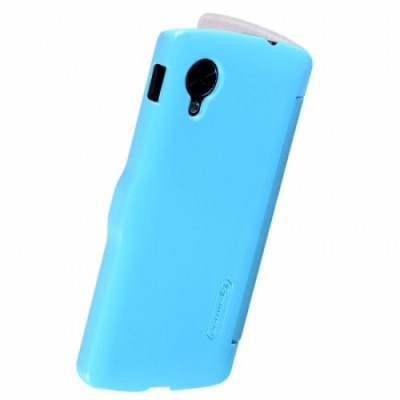 LG Nexus 5 E980 „Nillkin“ Fresh atvēramais zils futrālis / Vacins.lv