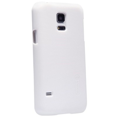 Samsung Galaxy S5 mini Nillkin Frosted Shield balts plastmasas apvalks + ekrāna aizsargplēve / Vacins.lv