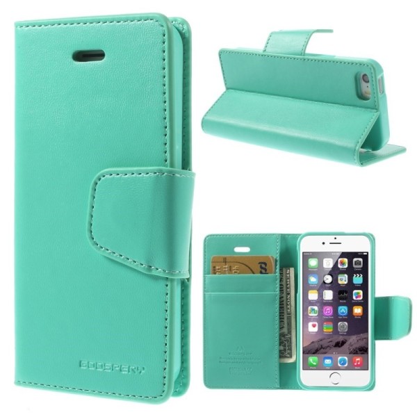 „Mercury“ Sonata atvērams maciņš - piparmētru (iPhone 5 / 5S / SE 2016)