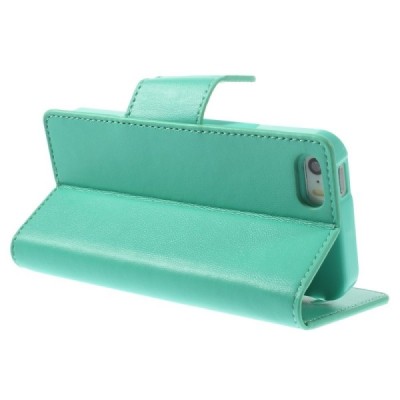 Mercury Sonata Apple iPhone 5S atvērams piparmētru ādas maciņš / Vacins.lv