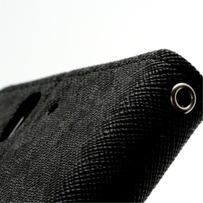 Sony Xperia Z Mercury juodas atverčiamas dėklas - piniginė / Priedai.lt