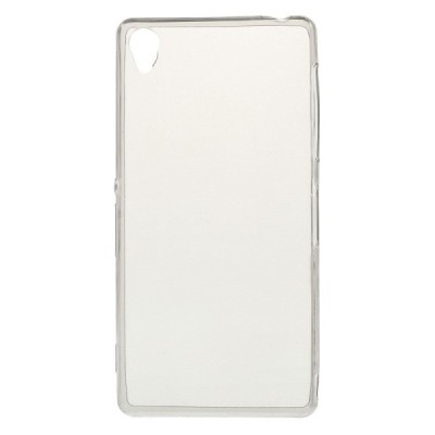 Sony Xperia Z3 dzidrs (caurspīdīgs) cieta silikona TPU pasaulē planākais pelēks apvalks / Vacins.lv