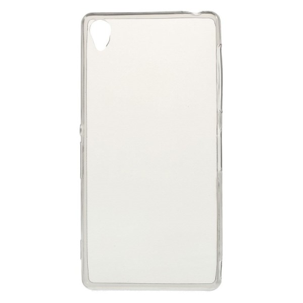 Planākais TPU dzidrs apvalks - pelēks (Xperia Z3)