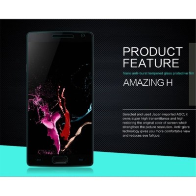 OnePlus 2 (Two) „Nillkin“ H Tempered Glass sustiprintos apsaugos apsauginis ekrano stiklas 0.33 mm / Priedai.lt