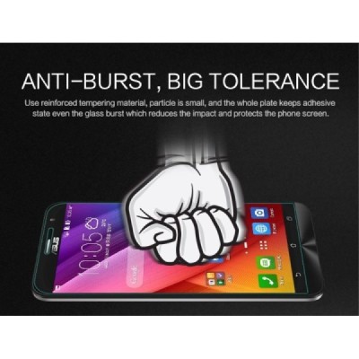 Asus Zenfone 2 5.0 (ZE500CL) „Nillkin“ H Tempered Glass sustiprintos apsaugos apsauginis ekrano stiklas 0.33 mm / Priedai.lt