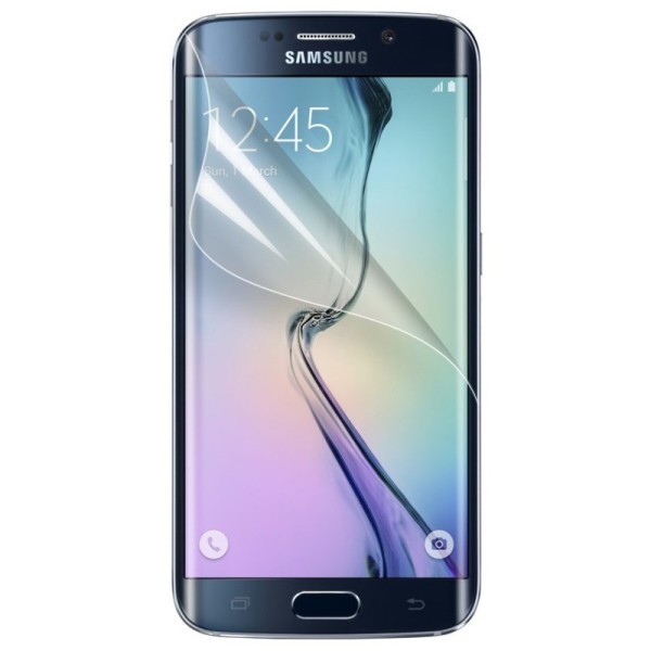 „ISME“ apsauginė ekrano plėvelė (pilnai dengianti) - skaidri (Galaxy S6 Edge)