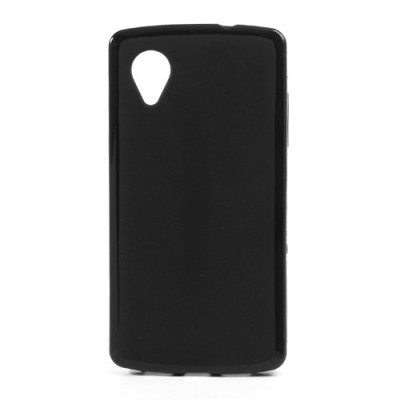 „Jelly Case“ juodas LG Nexus 5 E980 dėklas (dėkliukas) / Priedai.lt