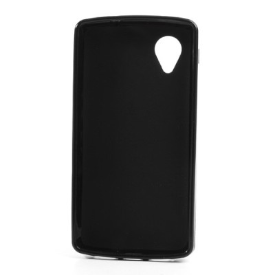 „Jelly Case“ juodas LG Nexus 5 E980 dėklas (dėkliukas) / Priedai.lt