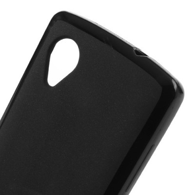 „Jelly Case“ juodas LG Nexus 5 E980 dėklas (dėkliukas) / Priedai.lt