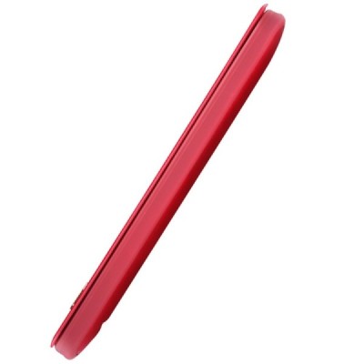Greznais „Nillkin“ Qin sērijas ādas atvērams sarkans Asus Zenfone 2 5.5 (ZE550ML, ZE551ML) maciņš / Vacins.lv