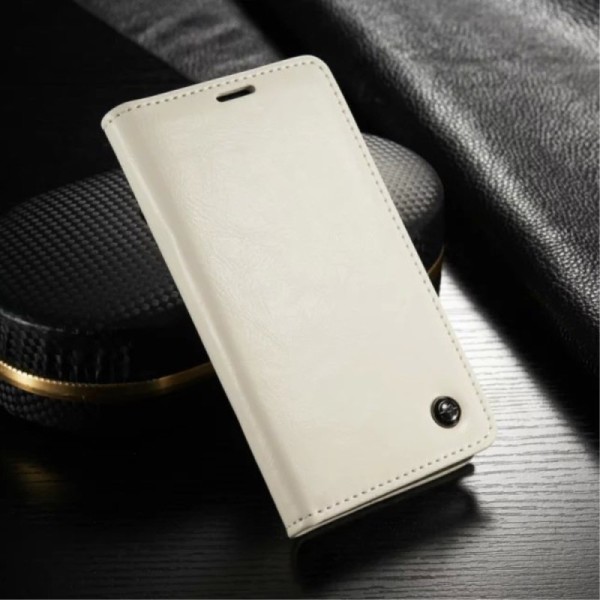 „CaseMe“ solidus atverčiamas dėklas - baltas (Galaxy S5 mini)