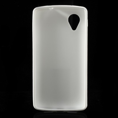 „Jelly Case“ baltas LG Nexus 5 E980 dėklas (dėkliukas) / Priedai.lt